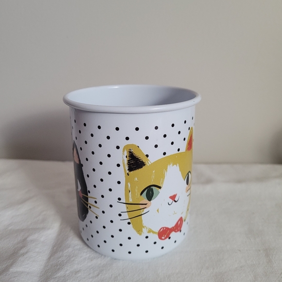 Danica studio Meow enamel metal cat pencil holder - Picture 4 of 9